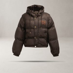 Kurtka damska OLAVOGA VIROON czekoladowa - obrazek 1