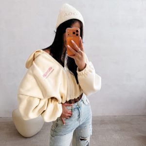 Bluza damska OLAVOGA TULIP ecru - obrazek 1