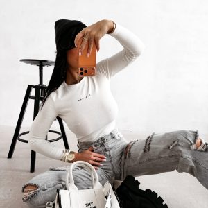 Bluzka damska OLAVOGA MIRIAM ecru - obrazek 1