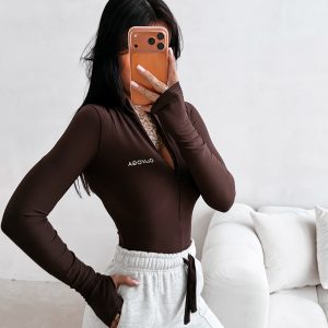 Body damskie OLAVOGA ESSENTIAL czekoladowe - obrazek 1