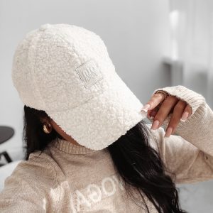 Czapka z daszkiem  OLAVOGA SAAL ecru - obrazek 1