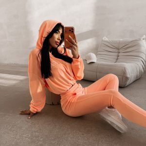 Komplet damski OLAVOGA HANDIES koralowy - obrazek 1