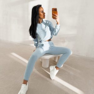 Komplet damski OLAVOGA LENTO niebieski - obrazek 1