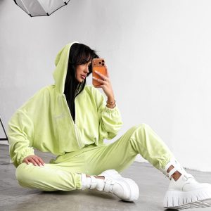 Komplet damski OLAVOGA PRISM żółty - obrazek 1