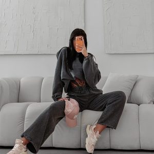 Komplet damski OLAVOGA STONY szary - obrazek 1