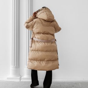 Kurtka damska OLAVOGA SIING beżowa - obrazek 1