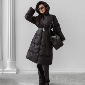 Kurtka damska OLAVOGA SIING czarna - obrazek 1