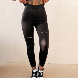 Legginsy damskie OLAVOGA TACTILE czarne - obrazek 3