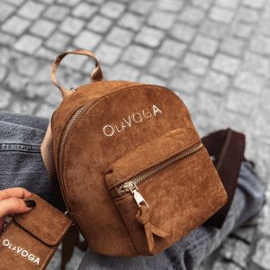 Plecak damski OLAVOGA RIDER karmelowy - obrazek 1