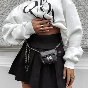 Spódniczko-spodenki OLAVOGA TIDE  czarne - obrazek 1