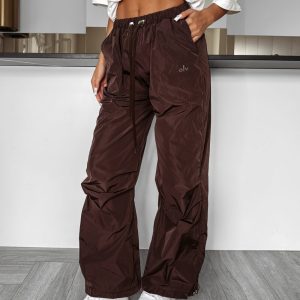 Spodnie cargo OLAVOGA ACORN czekoladowe - obrazek 2