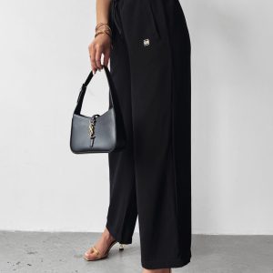 Spodnie casualowe MIAL OLAVOGA czarne - obrazek 1