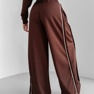 Spodnie damskie OLAVOGA SILENT STORM PANTS czekoladowe - obrazek 4