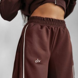Spodnie damskie OLAVOGA SILENT STORM PANTS czekoladowe - obrazek 5
