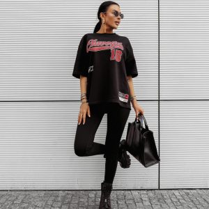 Legginsy damskie OLAVOGA LUCIA  czarne - obrazek 4