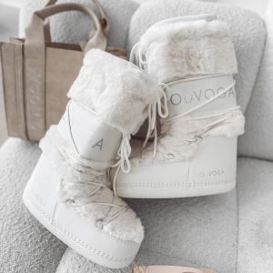 Śniegowce damskie OLAVOGA WENUS białe - obrazek 2