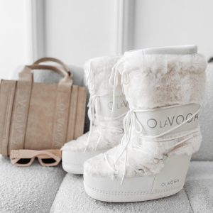 Śniegowce damskie OLAVOGA WENUS białe - obrazek 3